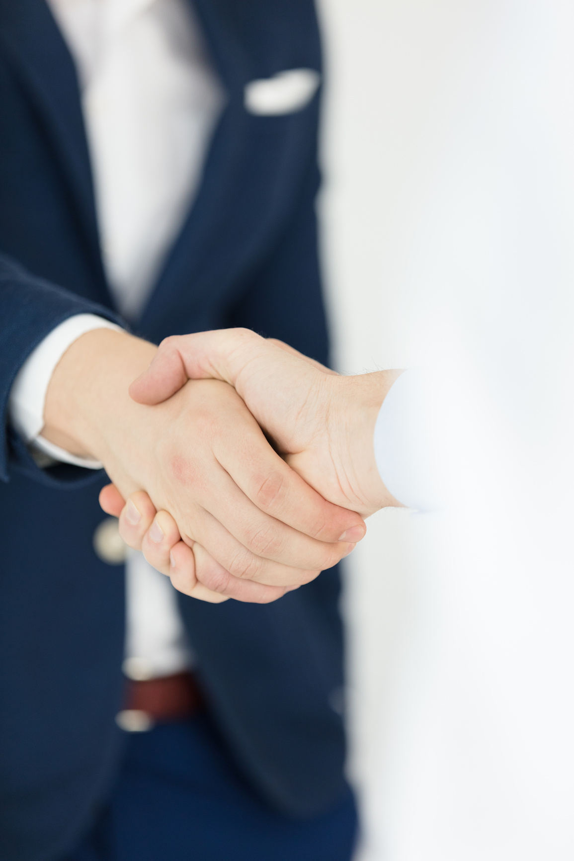 Shaking hands
